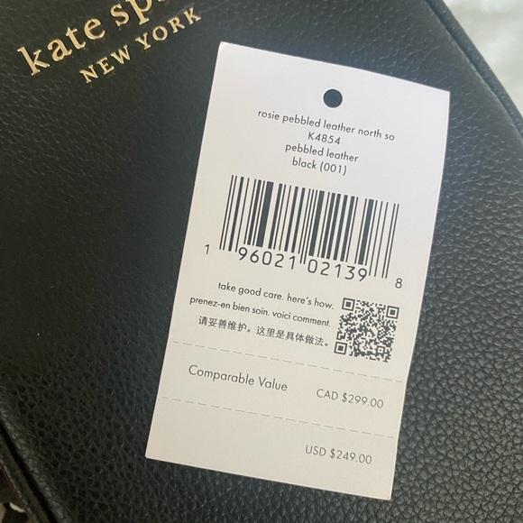 Black leather Kate spade crossbody - Picture 3 of 8